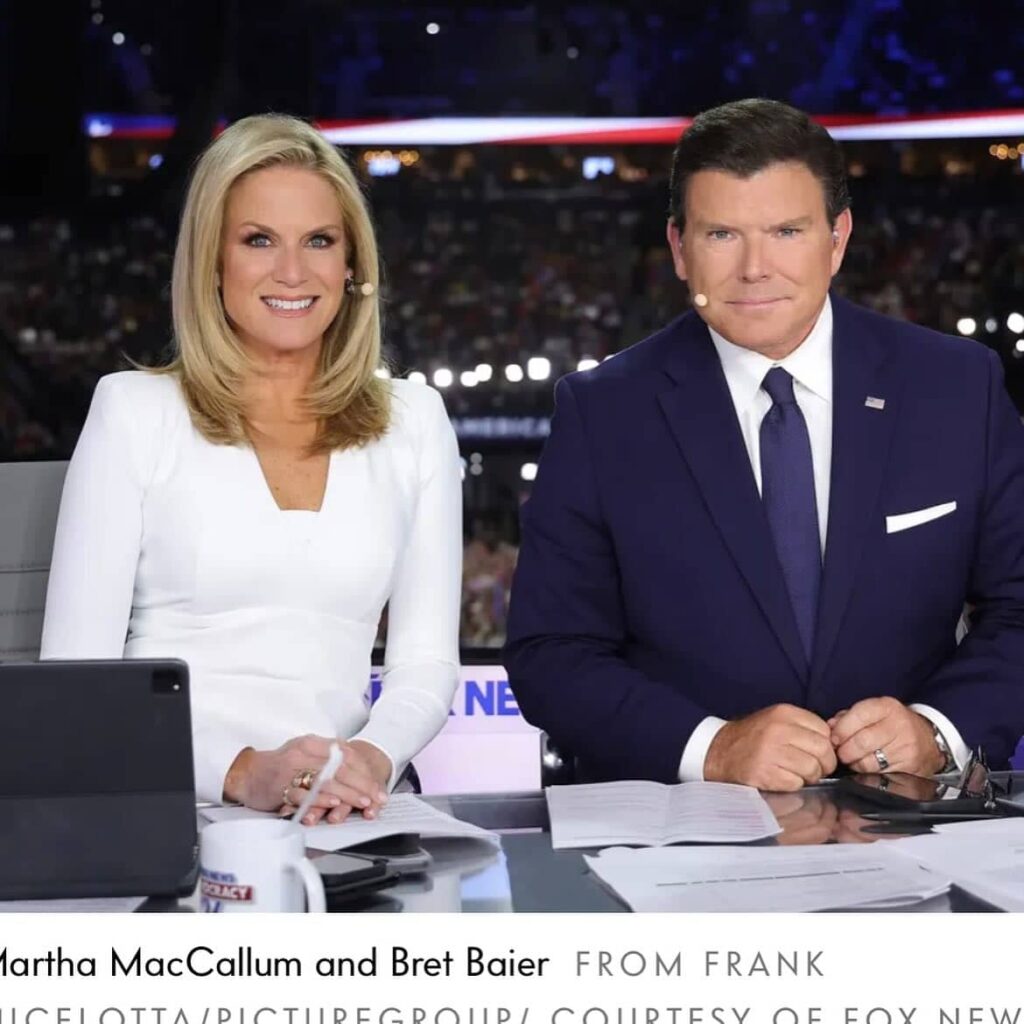 Martha and bret at news studio