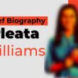 text and blur image of Arleata Williams