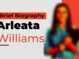 text and blur image of Arleata Williams