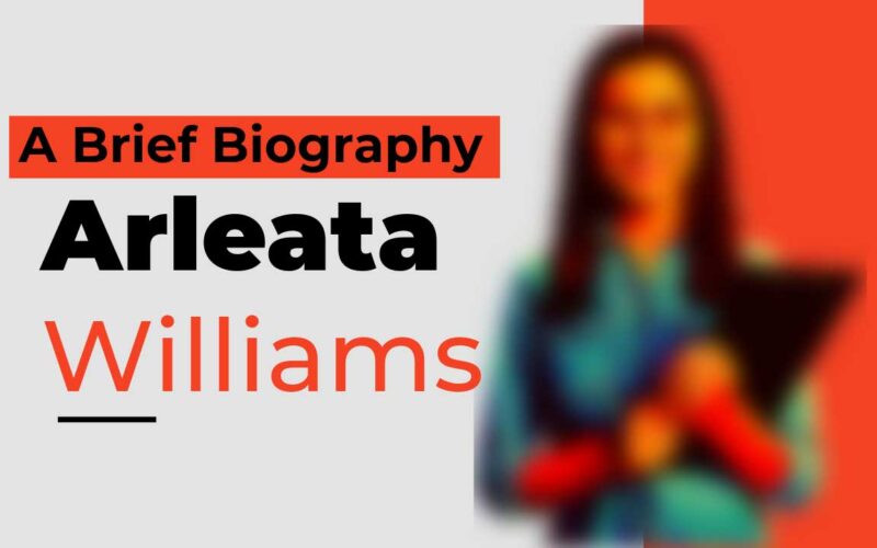 text and blur image of Arleata Williams