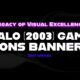 Halo (2003) Game Icons Banners In text with effect