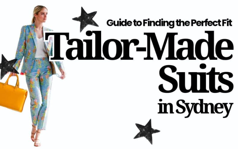 Tailor-Made Suits in Sydney