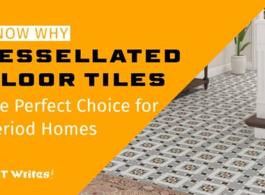 Tessellated Floor Tiles with text