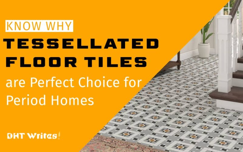 Tessellated Floor Tiles with text